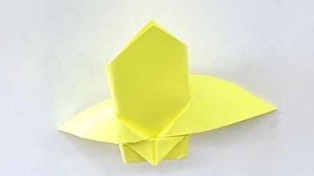 折纸立体香蕉的步骤图解 手工折纸-第1张