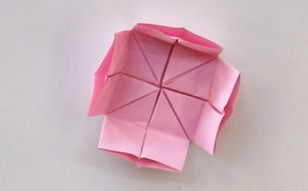 折纸小书包的步骤图解 手工折纸-第8张