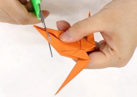 折纸蜻蜓的步骤图解 手工折纸-第6张