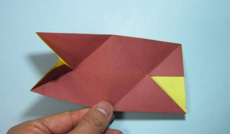 折纸手机支架步骤图解 手工折纸-第8张