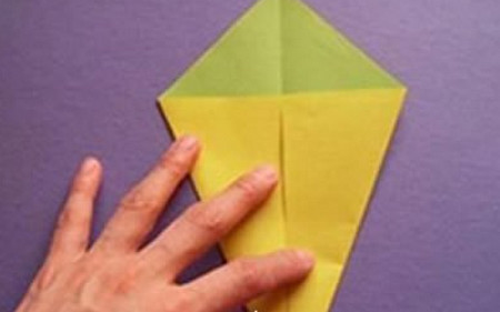 折纸香蕉的步骤图解 手工折纸-第2张