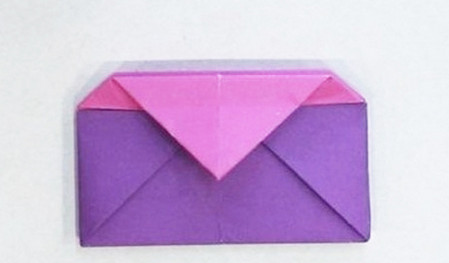 漂亮的钱包折纸教程 手工折纸-第1张