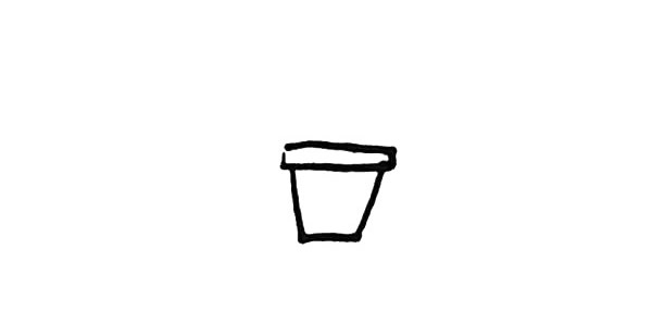 儿童简笔画仙人掌画法步骤 初级简笔画教程-第2张