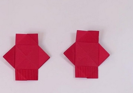 折纸灯笼的折法步骤图 手工折纸-第1张