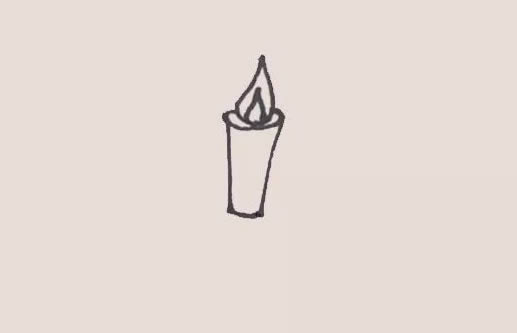 生日蛋糕简笔画