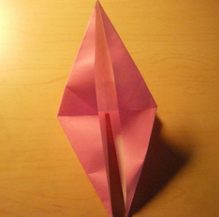 千纸鹤折纸教程图解 手工折纸-第7张