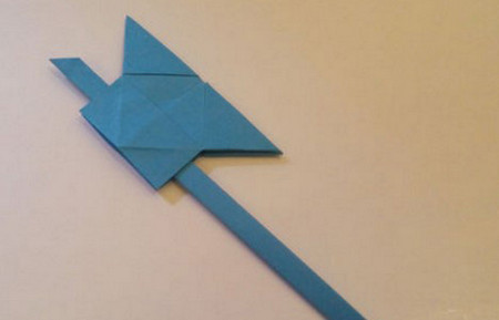 斧头折纸的制作方法 手工折纸-第1张