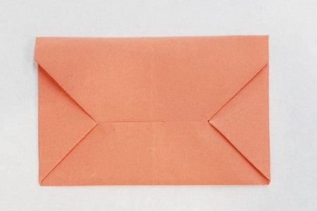 信封折纸步骤图解法 手工折纸-第1张