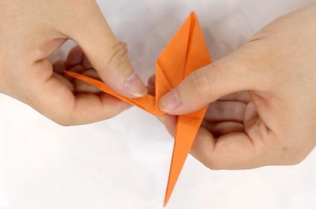 折纸蜻蜓的步骤图解 手工折纸-第4张