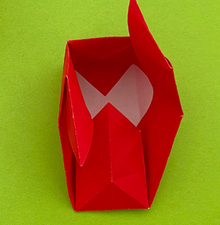 垃圾箱折纸步骤图 手工折纸-第11张
