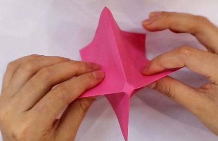 蜘蛛折纸步骤图解法 手工折纸-第2张