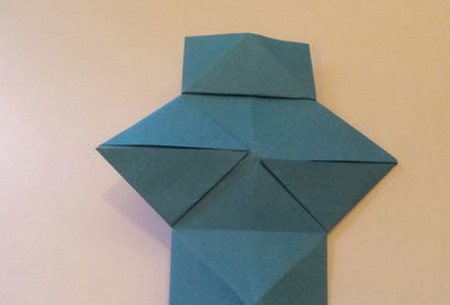 斧头折纸的制作方法 手工折纸-第7张