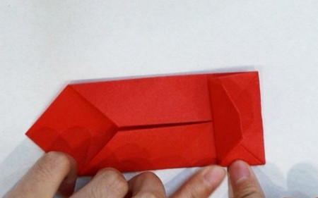 爱心盒子折纸步骤图解 手工折纸-第9张