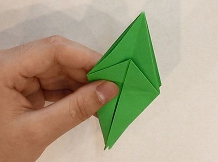 跳得远又简单青蛙折纸步骤 手工折纸-第7张