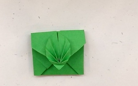 树叶信封的折法图解 手工折纸-第1张