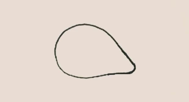 鸡腿简笔画的画法