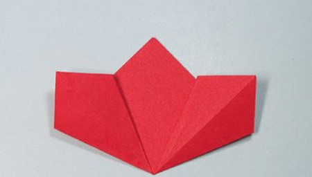 樱花折纸步骤图解法 手工折纸-第7张
