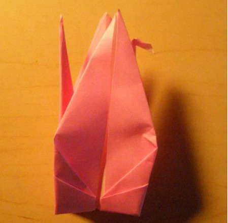 千纸鹤折纸教程图解 手工折纸-第10张