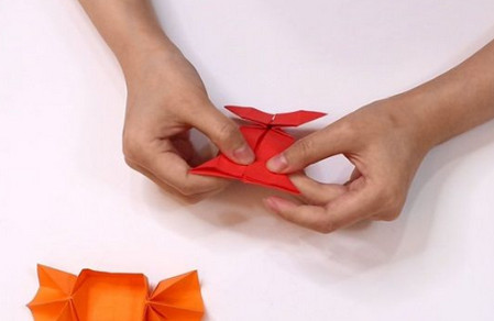 折纸糖果盒子的步骤方法 手工折纸-第9张