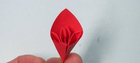 樱花折纸步骤图解法 手工折纸-第11张