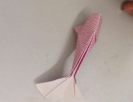 小金鱼手工折纸步骤图解 手工折纸-第1张