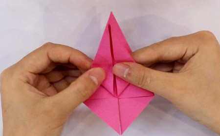 蜘蛛折纸步骤图解法 手工折纸-第4张