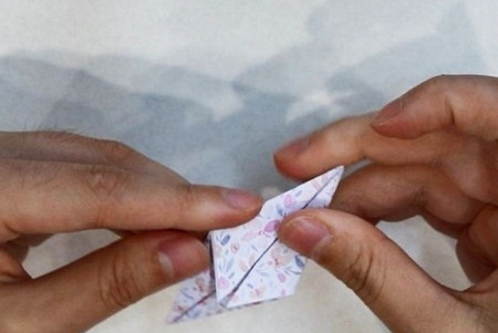 雨伞折纸图解步骤 手工折纸-第5张