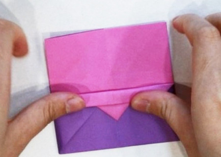 钱包折纸步骤图解 手工折纸-第8张