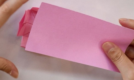 折纸小书包的步骤图解 手工折纸-第9张