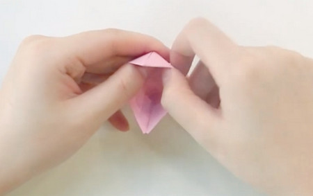 折纸莲花灯的制作方法 手工折纸-第3张