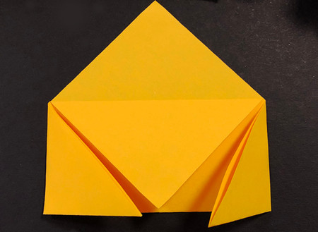 蝙蝠折纸步骤图解法 手工折纸-第4张