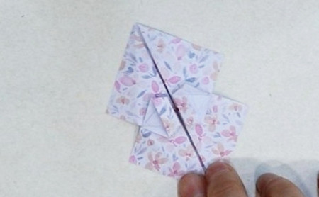 雨伞折纸图解步骤 手工折纸-第7张