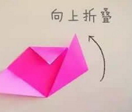小猫咪折纸步骤图解 手工折纸-第4张