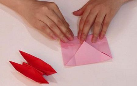 纸船的折法图解步骤 手工折纸-第5张