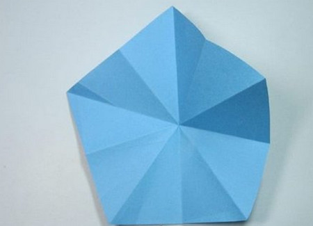 折纸立体五角星图解 手工折纸-第10张