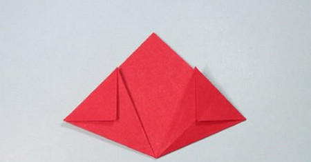 樱花折纸步骤图解法 手工折纸-第8张