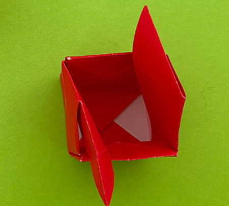 垃圾箱折纸步骤图 手工折纸-第12张