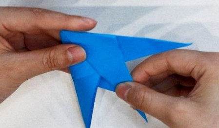 幼儿折纸鱼的折法图解 手工折纸-第7张