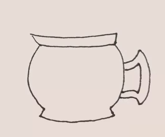 咖啡壶简笔画