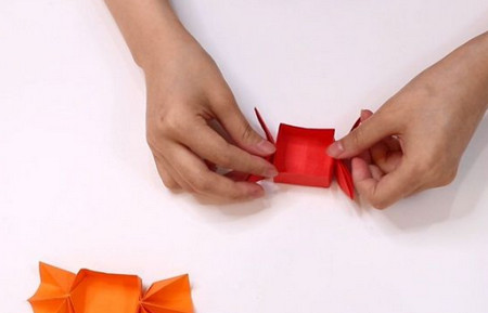折纸糖果盒子的步骤方法 手工折纸-第11张
