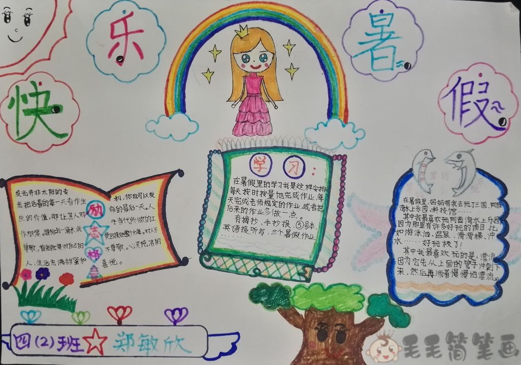 小学生手抄报(小学生手抄报内容文字)