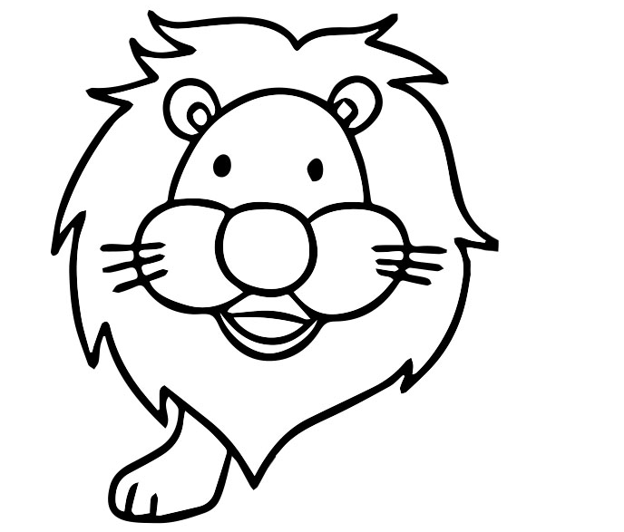 幼儿简笔画狮子怎么画 狮子简笔画步骤 中级简笔画教程-第3张