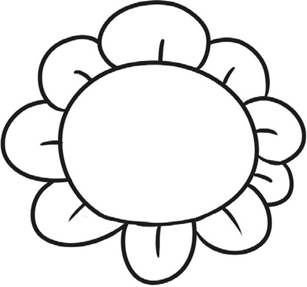 向日葵线描画 向日葵怎么画好看 中级简笔画教程-第3张