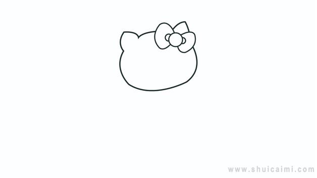 凯蒂猫简笔画画法,hello kitty简笔画 人物-第2张