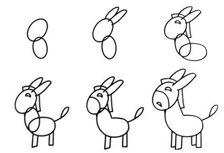 幼儿园动物简笔画步骤图 中级简笔画教程-第9张