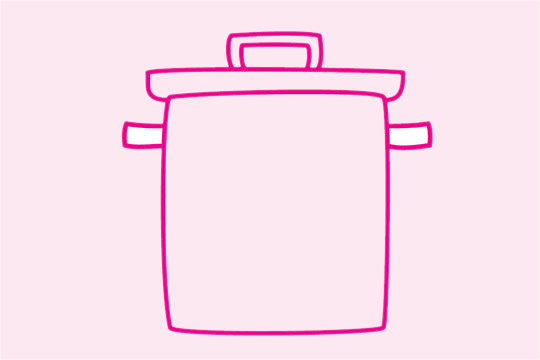 简单垃圾桶怎么画简笔画图片 初级简笔画教程-第3张