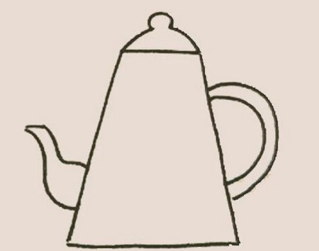 电热水壶简笔画彩色 中级简笔画教程-第4张