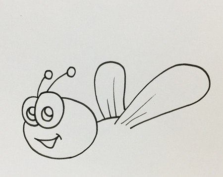 蜜蜂简笔画 蜜蜂简笔画图片大全 中级简笔画教程-第3张
