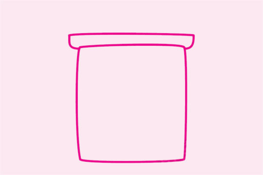 简单垃圾桶怎么画简笔画图片 初级简笔画教程-第2张