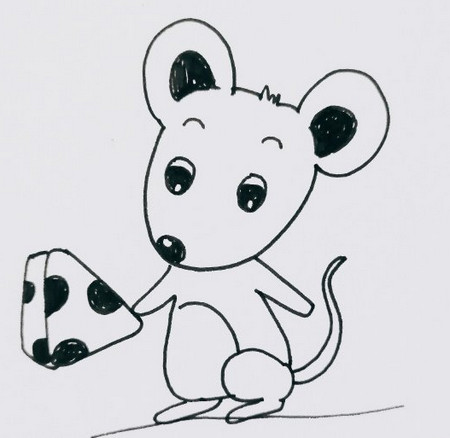 最简单的小动物简笔画图片大全 中级简笔画教程-第8张